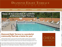 Tablet Screenshot of diamond8terrace.com